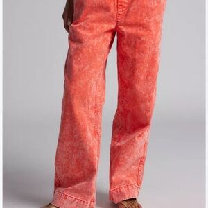 BDG Vibrant red acid wash Denim Pants